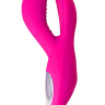 Розовый мини-вибратор с клиторальным отростком EMMA - 16 см. купить в секс шопе