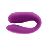 Фиолетовый стимулятор для пар с вибропулей купить в секс шопе