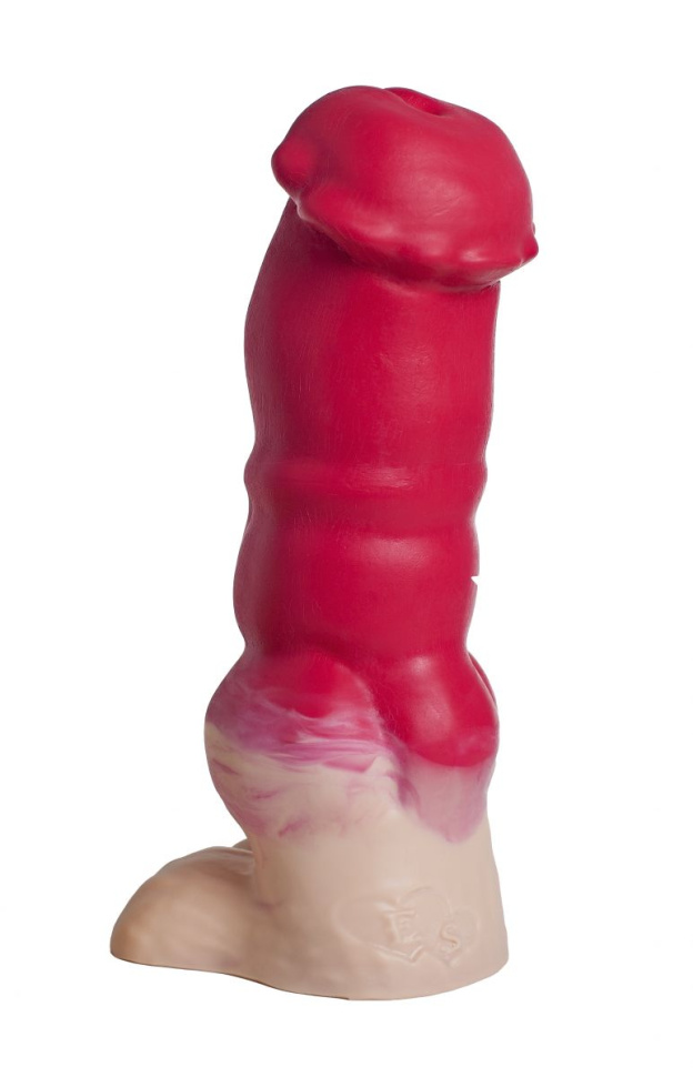 Ярко-розовый фаллоимитатор-гигант  Фелкин Large+  - 27 см. купить в секс шопе