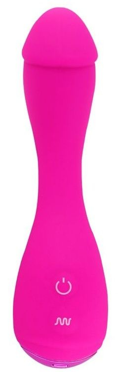 Розовый вибратор Devil Dick - 16 см. купить в секс шопе