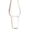 Стеклянная анальная втулка с ограничителем - 10,5 см. купить в секс шопе