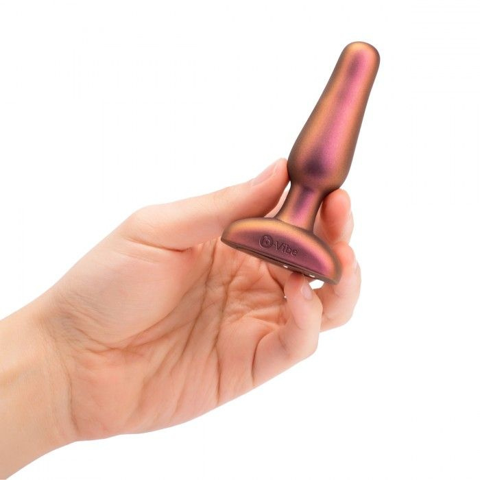 Бордовая анальная вибропробка Novice Plug - 10,2 см. купить в секс шопе