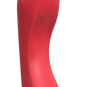 Красный вибратор с screen-touch управлением MIRACLE CHANCE - 21 см. купить в секс шопе
