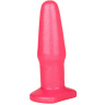 Розовый гелевый плаг на подставке - 14 см. купить в секс шопе