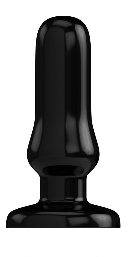Черный анальный стимулятор Bottom Line Model 4 - 10,5 см. купить в секс шопе