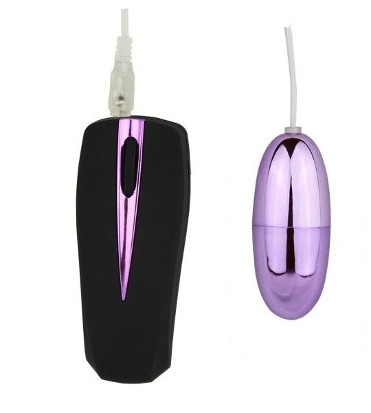 Фиолетовое виброяичко с выносным пультом управления купить в секс шопе