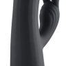Черный вибростимулятор-кролик Heat Up   Chill - 24,13 см. купить в секс шопе