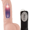 Телесный вибратор-реалистик Medical Silicone Pulsating Vibrator - 20 см. купить в секс шопе