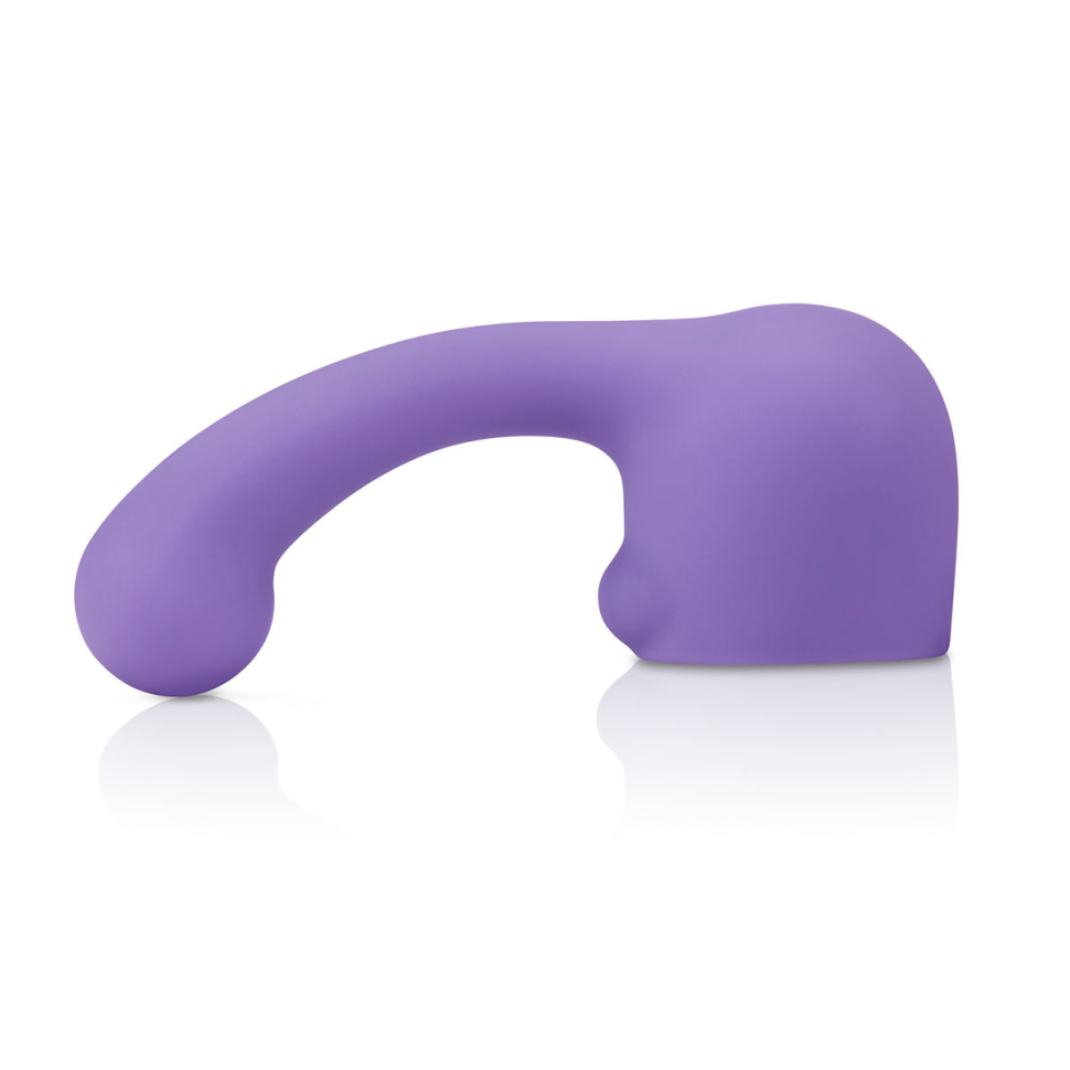 Фиолетовая утяжеленная насадка CURVE для массажера Le Wand купить в секс шопе