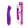 Фиолетовый силиконовый вибратор Cosmo с 20 режимами вибрации - 15,5 см.  купить в секс шопе