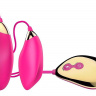 Парные розовые виброяца Sole Egg с пультом купить в секс шопе