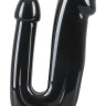 Чёрный анально-вагинальный фаллоимитатор Duo Dildo - 17,5 см. купить в секс шопе