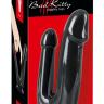 Чёрный анально-вагинальный фаллоимитатор Duo Dildo - 17,5 см. купить в секс шопе