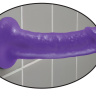 Фиолетовый фаллоимитатор 6  Slim Dillio - 17 см. купить в секс шопе