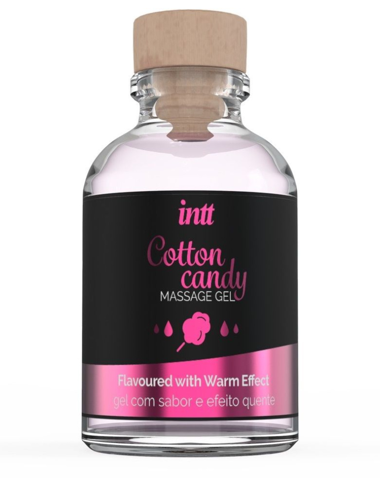 Массажный гель с согревающим эффектом Cotton Candy - 30 мл. купить в секс шопе