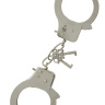 Металлические наручники с ключиками LARGE METAL HANDCUFFS WITH KEYS купить в секс шопе