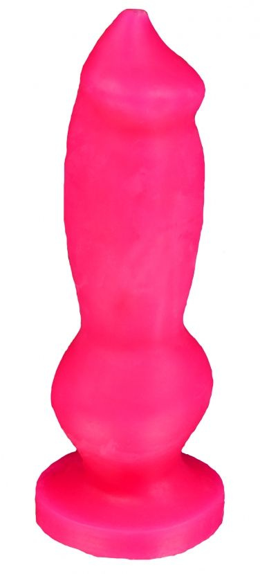 Ярко-розовый фаллоимитатор  Стаффорд mini  - 17 см. купить в секс шопе