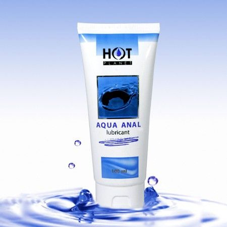 Анальная смазка на водной основе Hot Planet AQUA ANAL lubricant - 100 мл. купить в секс шопе