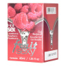 Массажное масло FRUIT SEXY Raspberry с ароматом малины и разогревающим эффектом - 40 мл. купить в секс шопе