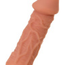 Телесная реалистичная насадка KOKOS Extreme Sleeve 05 с дополнительной стимуляцией - 12,7 см.  купить в секс шопе