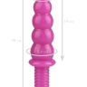 Розовый фантазийный фаллоимитатор - 28 см. купить в секс шопе