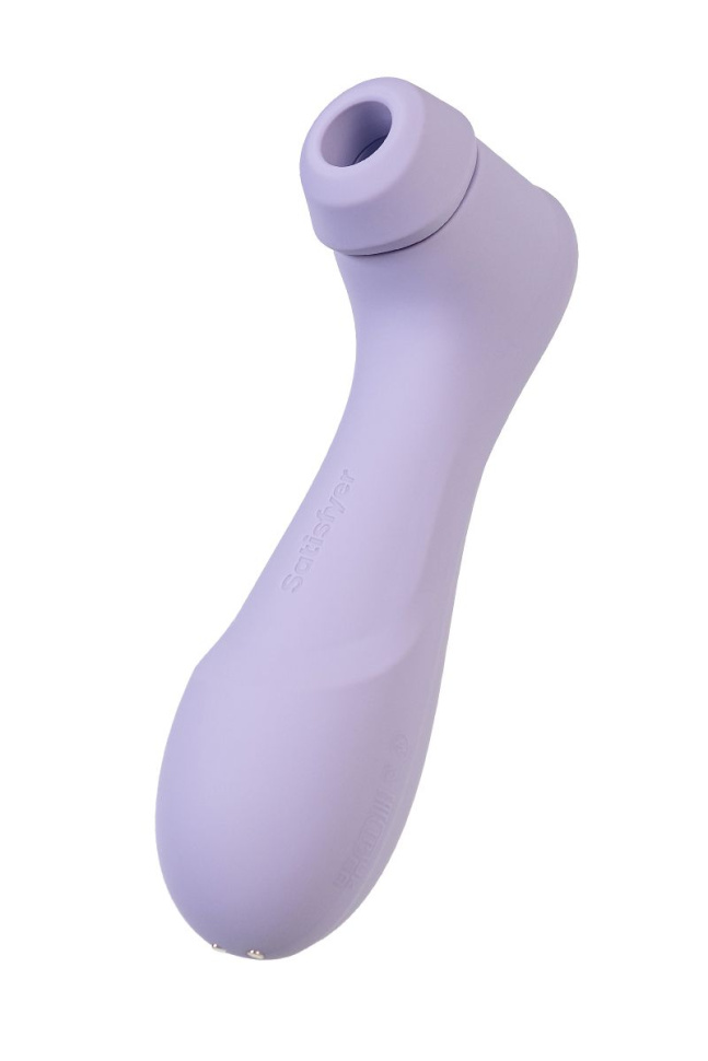 Сиреневый вакуумный стимулятор клитора Satisfyer Pro 2 Generation 3 с управлением через приложение купить в секс шопе