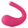 Ярко-розовый вибратор Dua G-spot   Clitoral Wearable Vibrator - 17,8 см. купить в секс шопе