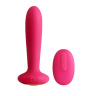 Сливово-розовый анальный вибростимулятор Primo с функцией нагрева - 12 см. купить в секс шопе