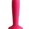 Сливово-розовый анальный вибростимулятор Primo с функцией нагрева - 12 см. купить в секс шопе
