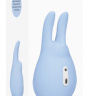Голубой клиторальный стимулятор Love Bunny - 9,4 см. купить в секс шопе