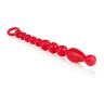 Красная анальная цепочка Colt Max Beads - 28 см. купить в секс шопе