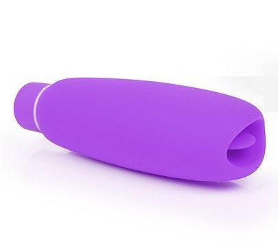 Фиолетовый клиторальный вибромассажер MUA купить в секс шопе