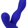 Синий силиконовый вибростимулятор простаты Stroman - 14,5 см. купить в секс шопе