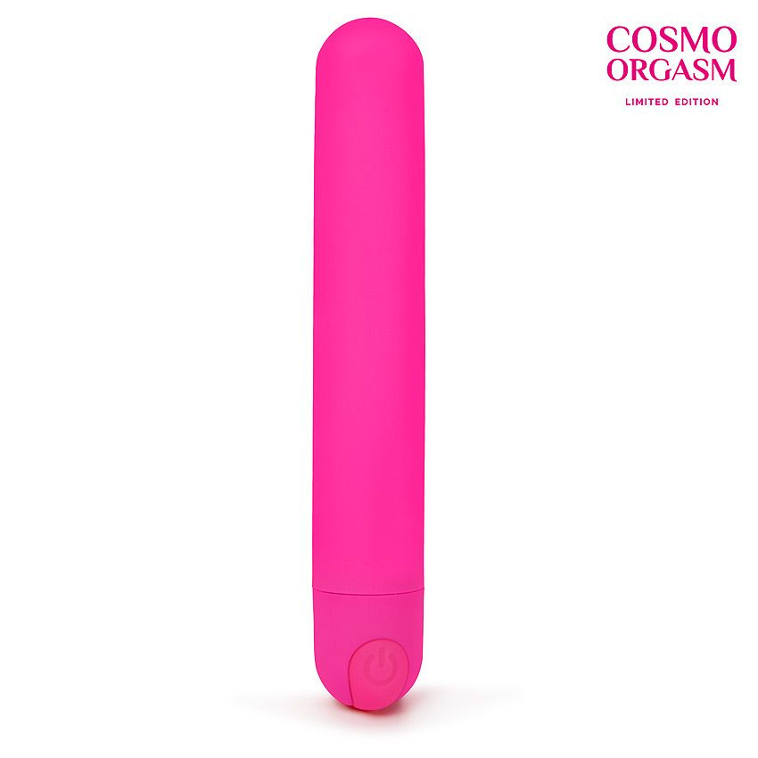 Ярко-розовый классический перезаряжаемый мини-вибратор - 12 см. купить в секс шопе