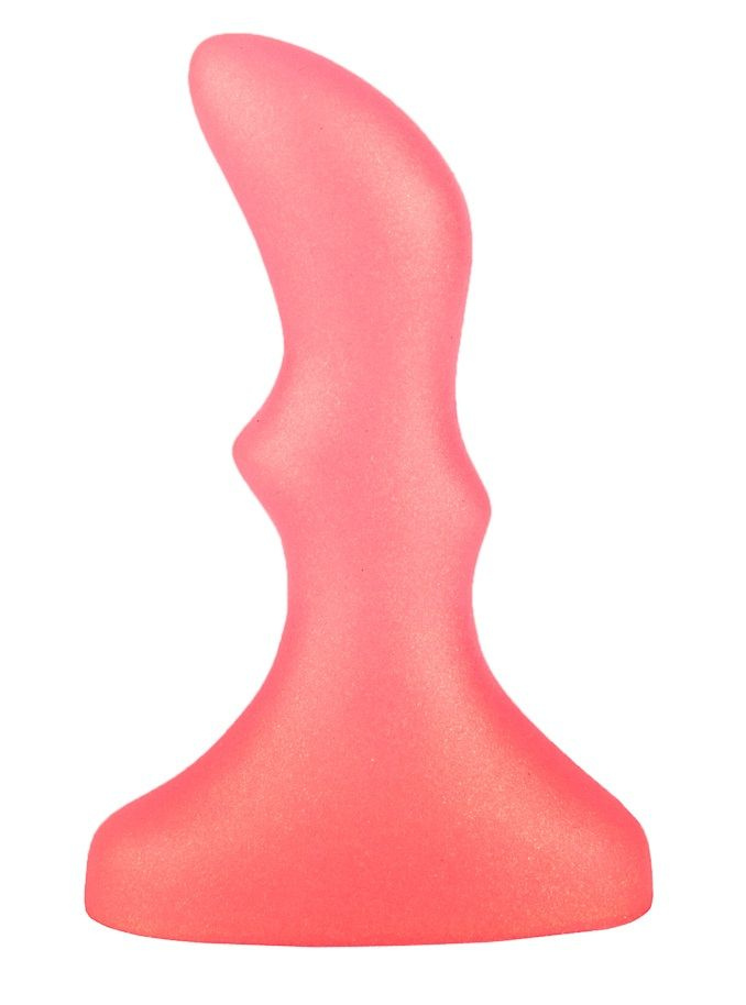 Розовый массажёр простаты - 10 см. купить в секс шопе