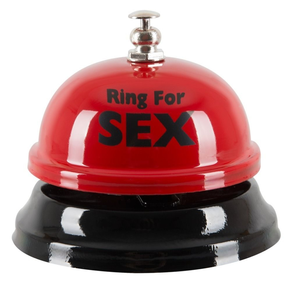 Настольный звонок с  надписью Ring for Sex купить в секс шопе