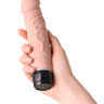 Реалистичный телесный вибратор A-Toys - 19,3 см. купить в секс шопе
