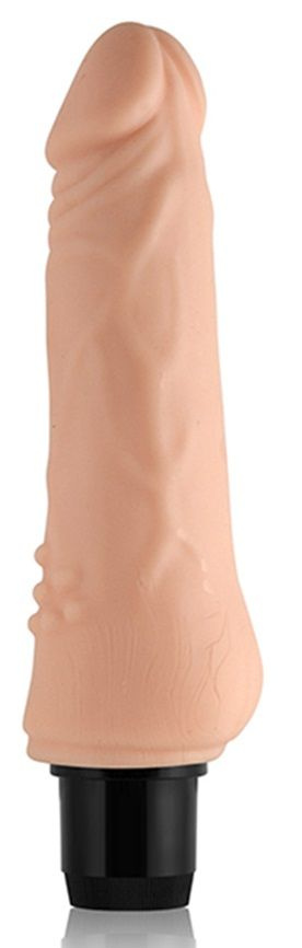 Реалистичный вибромассажёр с шипами для клиторального массажа - 19 см. купить в секс шопе