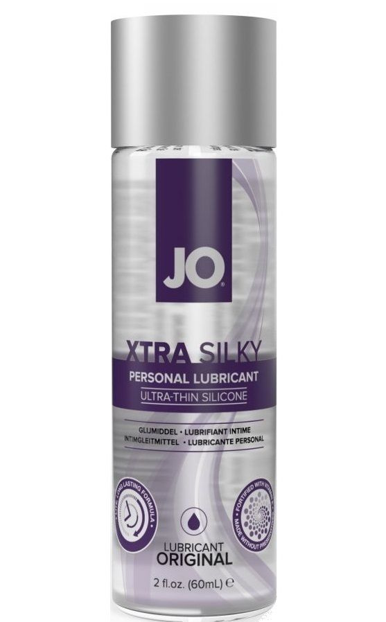 Лубрикант на силиконовой основе JO Xtra Silky - 60 мл. купить в секс шопе