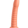 Телесный фаллоимитатор на присоске Wild Thing - 19,7 см. купить в секс шопе
