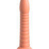 Телесный фаллоимитатор на присоске Wild Thing - 19,7 см. купить в секс шопе