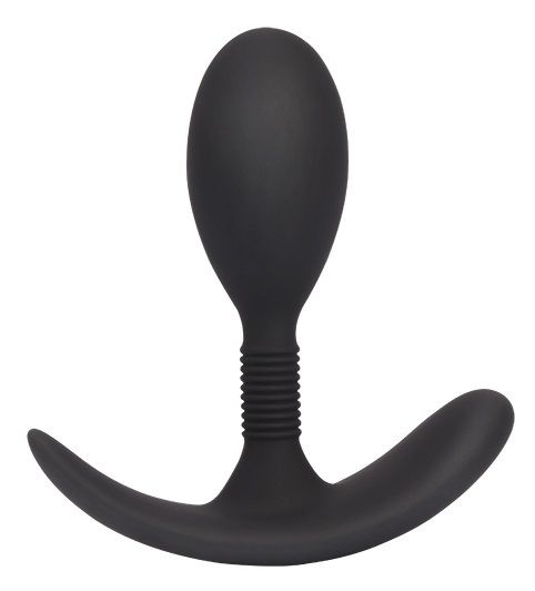 Черная анальная втулка Anal Play Plug S - 8,6 см. купить в секс шопе