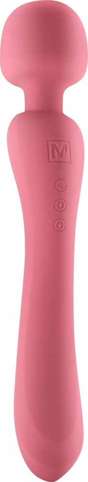 Розовый перезаряжаемый жезловый вибратор Flowing купить в секс шопе
