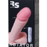 Телесный реалистичный вибратор-ротатор Brandon - 20 см. купить в секс шопе