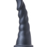 Черная насадка для страпона Axel - 17,5 см. купить в секс шопе