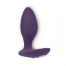 Фиолетовая анальная пробка для ношения Ditto с вибрацией и пультом ДУ - 8,8 см. купить в секс шопе