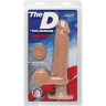 Телесный вибратор-реалистик The D Perfect D Vibrating 8  - 23 см. купить в секс шопе