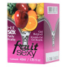 Массажное масло FRUIT SEXY Tutti-frutti с фруктовым ароматом и разогревающим эффектом - 40 мл. купить в секс шопе