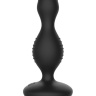 Чёрная анальная пробка с электростимуляцией E-Stimulation Vibrating Buttplug - 14 см. купить в секс шопе