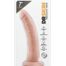 Телесный фаллоимитатор Dr. Skin 7 Inch Cock With Suction Cup - 19 см. купить в секс шопе